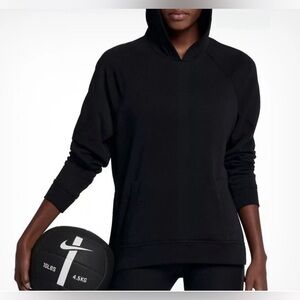 Nike Dri-fit Black training hoodie with sweat wicking fabric